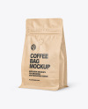 Kraft Paper Coffee Bag Mockup