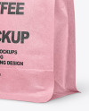 Kraft Paper Coffee Bag Mockup