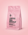 Kraft Paper Coffee Bag Mockup