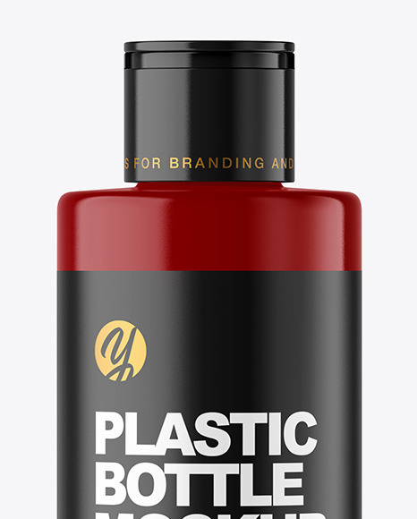 Glossy Cosmetic Bottle Mockup