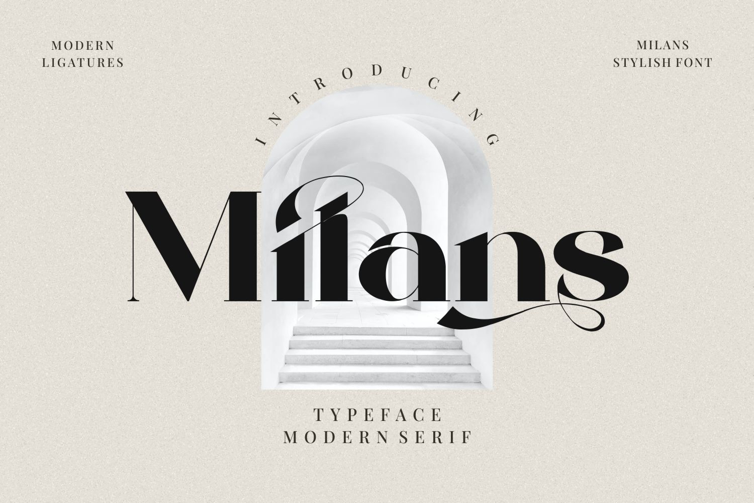 Milans_Typeface Modern Serif