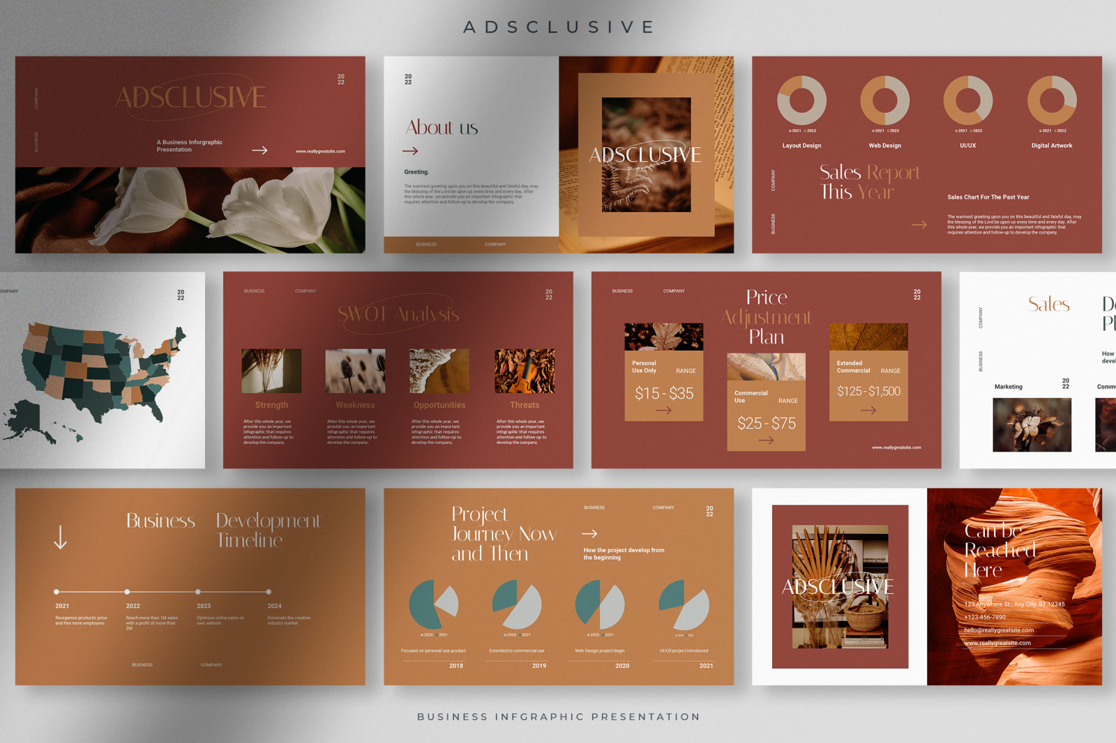 Adsclusive - Business Infographic Presentation Adsclusive - Business Infographic Presentation