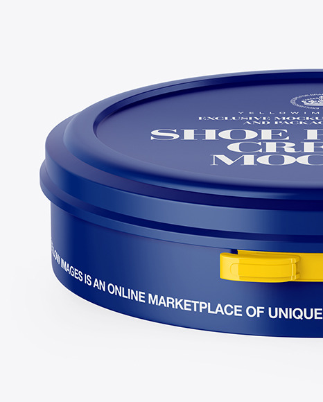 Shoe Polish Cream Jar Mockup