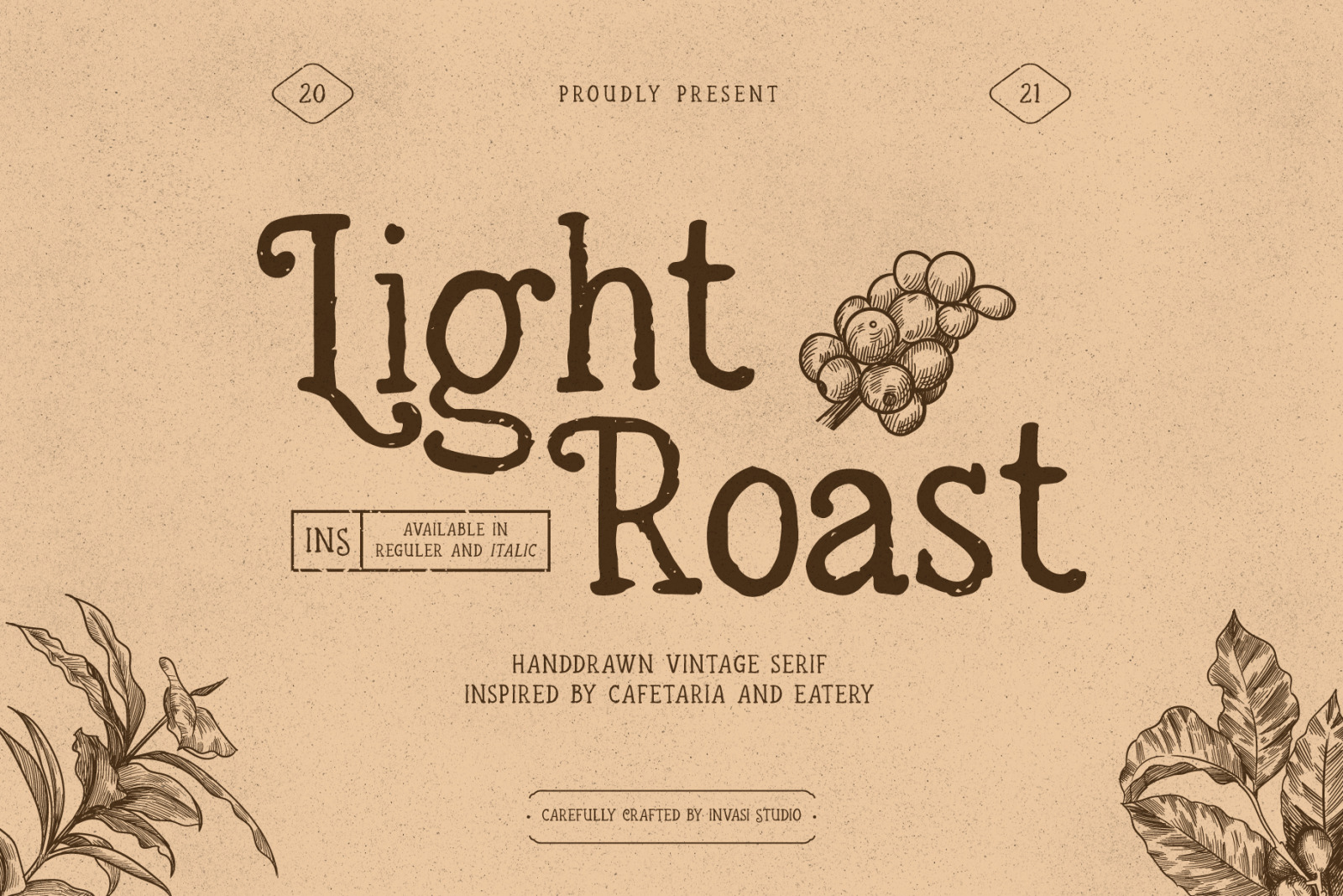 Light Roast - Handdrawn Serif Light Roast - Handdrawn Serif