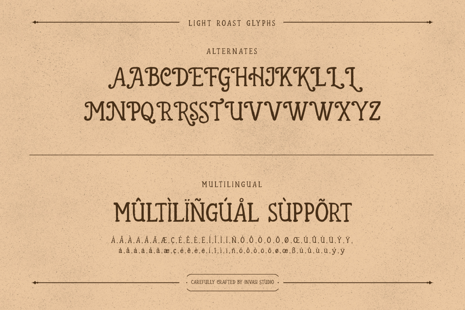 Light Roast - Handdrawn Serif Light Roast - Handdrawn Serif