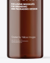Amber Cosmetic Bottle Mockup Amber Cosmetic Bottle Mockup