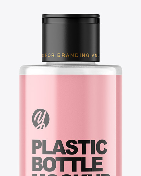 Clear Liquid Soap Cosmetic Bottle Mockup