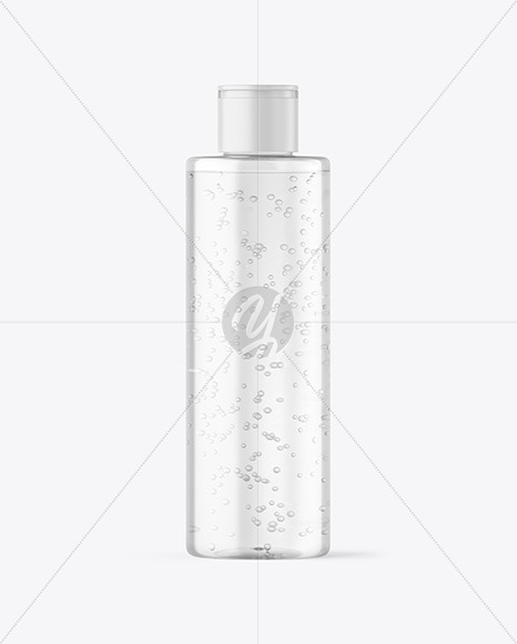 Clear Cosmetic Bottle Mockup