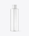 Clear Cosmetic Bottle Mockup