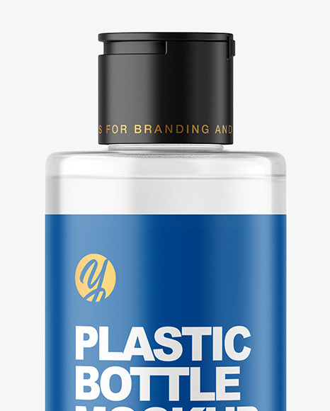 Clear Cosmetic Bottle Mockup