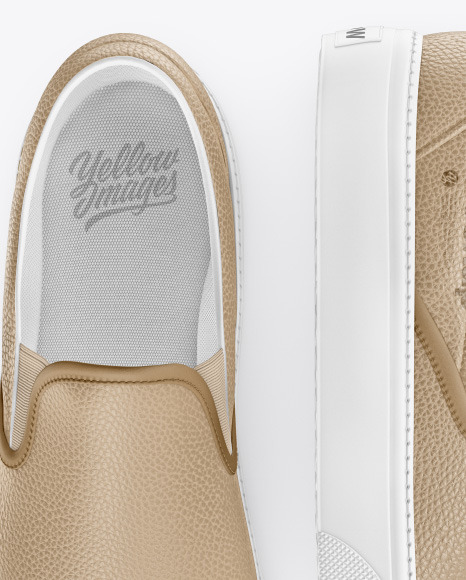 Leather Slip-Ons Mockup