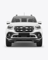 Luxury Pickup Truck Mockup - Front View