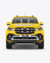 Luxury Pickup Truck Mockup - Front View