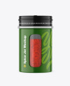 Glossy Spice Jar w/ Paprika Mockup