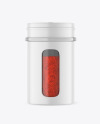 Matte Spice Jar w/ Paprika Mockup