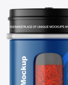 Matte Spice Jar w/ Paprika Mockup