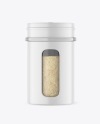 Matte Spice Jar w/ Granulated Garlic Mockup