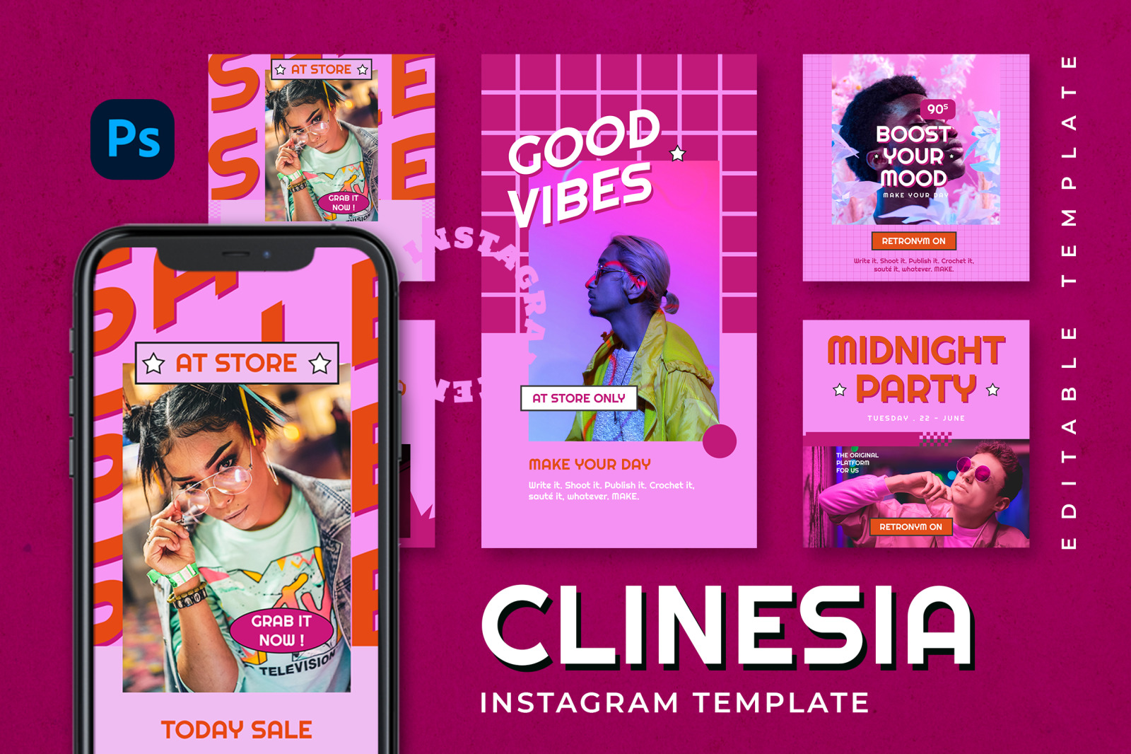 Clinesia Instagram Template