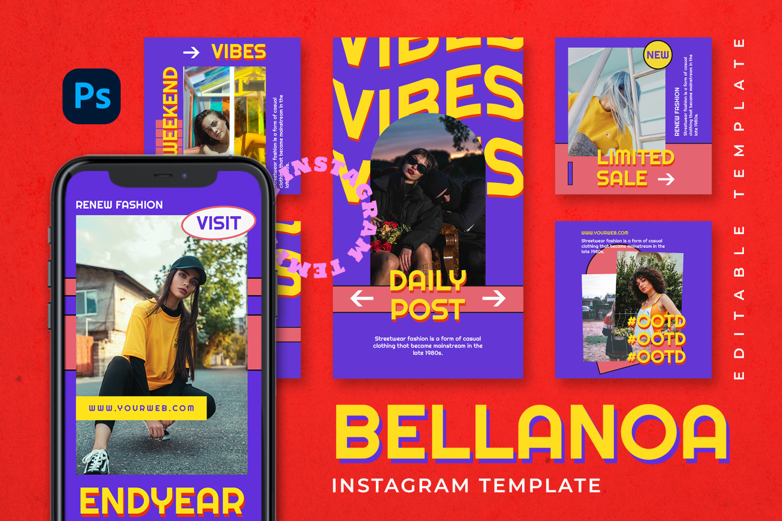 Bellanoa Instagram Template Bellanoa Instagram Template