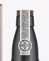 Ceramic Port Wine Bottle With Tube Mockup