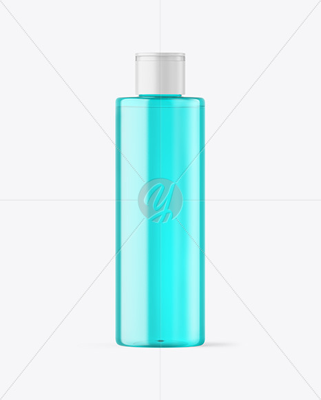 Color Plastic Cosmetic Bottle Mockup