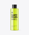 Color Plastic Cosmetic Bottle Mockup Color Plastic Cosmetic Bottle Mockup