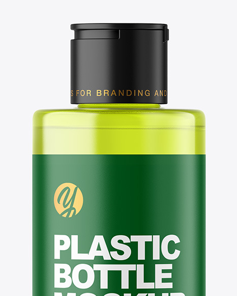 Color Plastic Cosmetic Bottle Mockup Color Plastic Cosmetic Bottle Mockup