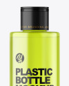 Color Plastic Cosmetic Bottle Mockup Color Plastic Cosmetic Bottle Mockup