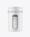 Matte Spice Jar w/ Salt Mockup