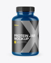 300ml Glossy Protein Jar Mockup