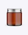 Cosmetic Jar Mockup - Front View