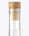 Clear Glass Grappa Bottle Mockup