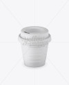 Matte Small Coffee Cup Mockup (High-Angle Shot)