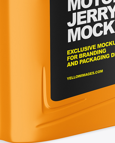 Matte Jerry Can Mockup