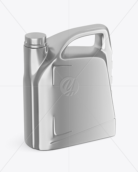 Metallic Jerry Can Mockup