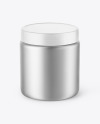 Metallized Plastic Jar Mockup Metallized Plastic Jar Mockup