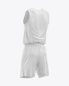 Basketball Kit Mockup - Half Side View