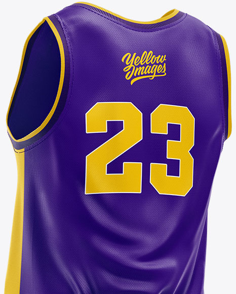 Basketball Kit Mockup - Half Side View