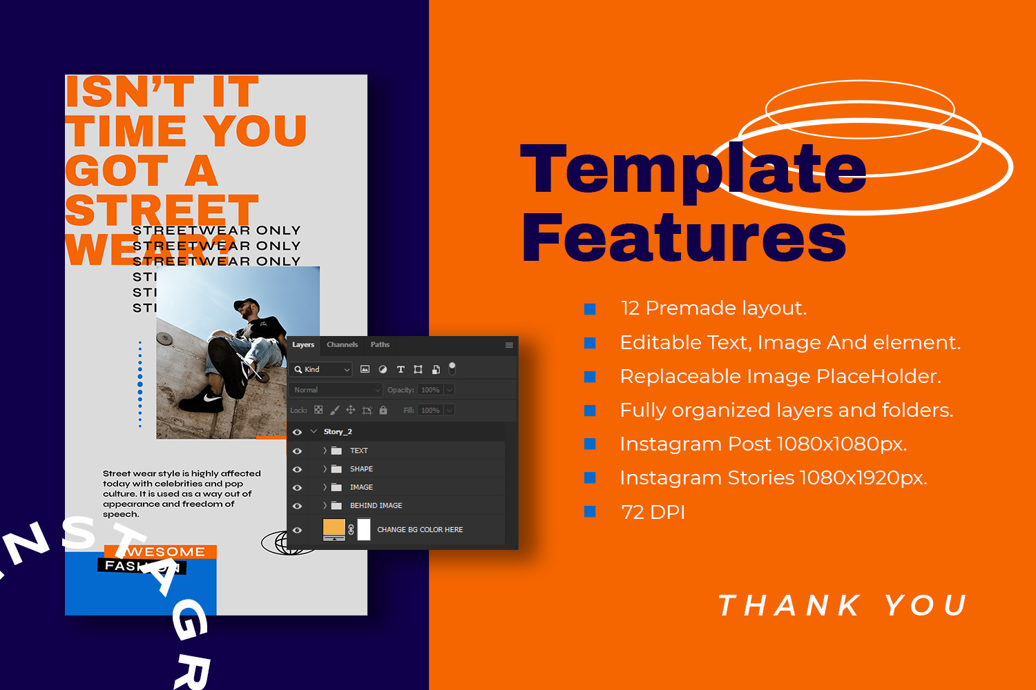 Berrend Instagram Template