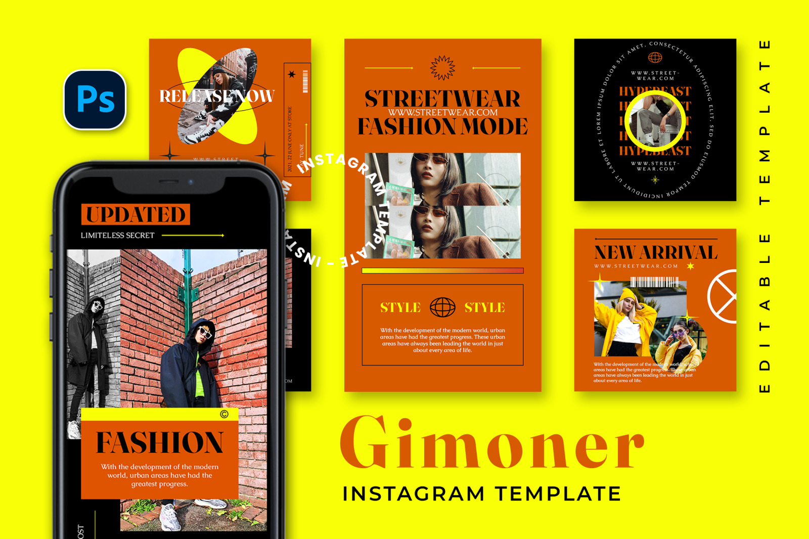 Gimoner Instagram Template