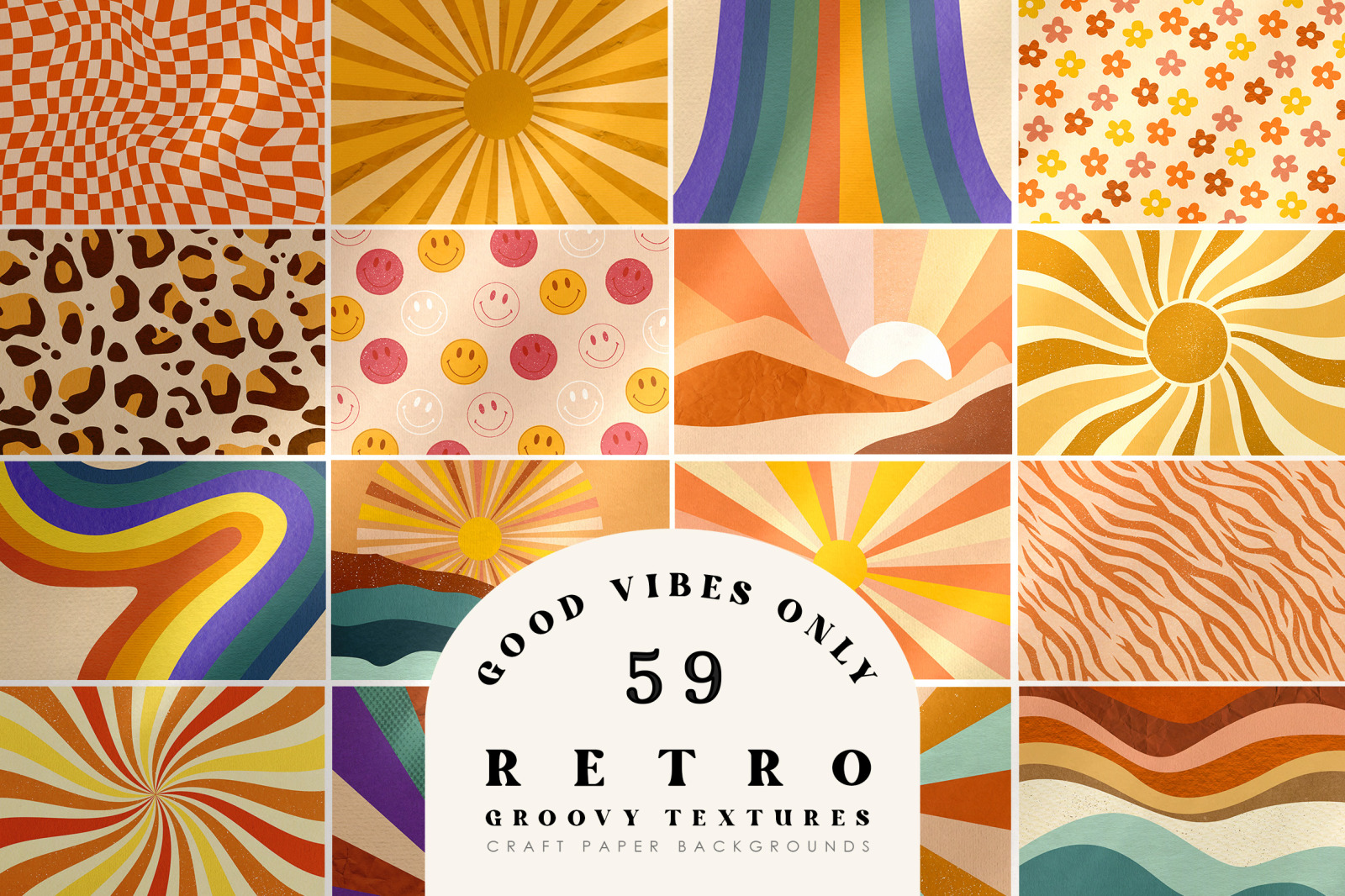 Retro Vibes Abstract Paper Retro Vibes Abstract Paper