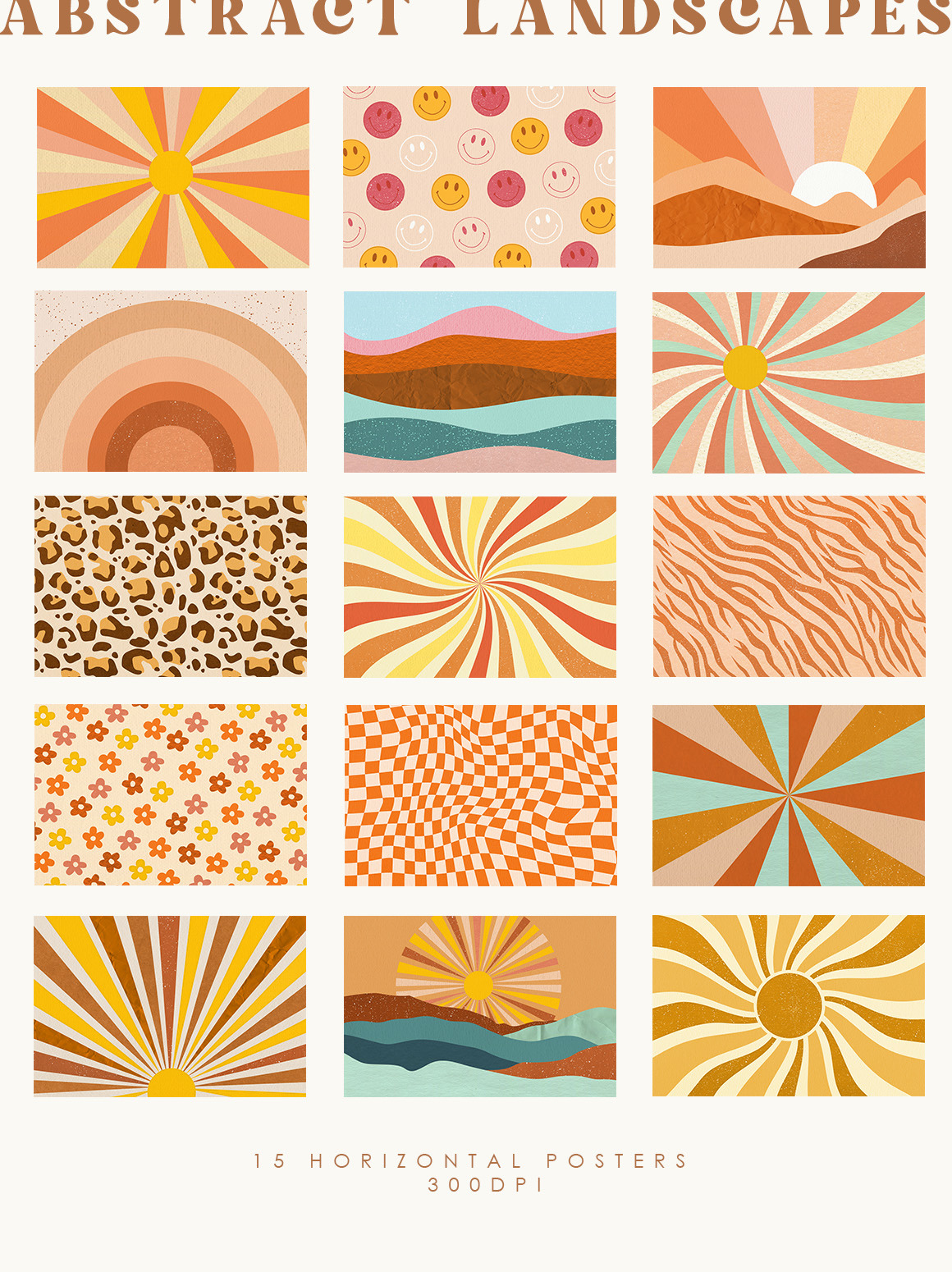 Retro Vibes Abstract Paper Retro Vibes Abstract Paper