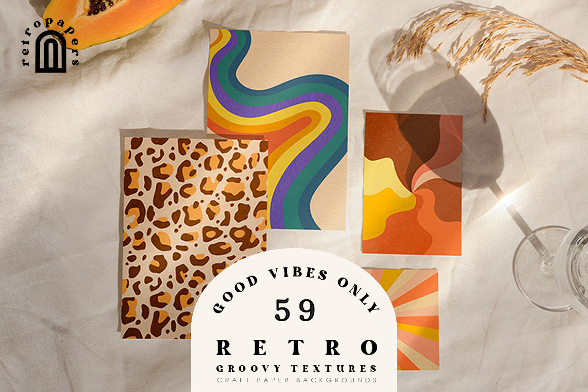 Retro Vibes Abstract Paper Retro Vibes Abstract Paper