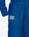 Worker Uniform (Coveralls) Mockup – Front Half Side View