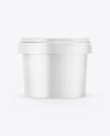 Plastic Cosmetic Jar Mockup