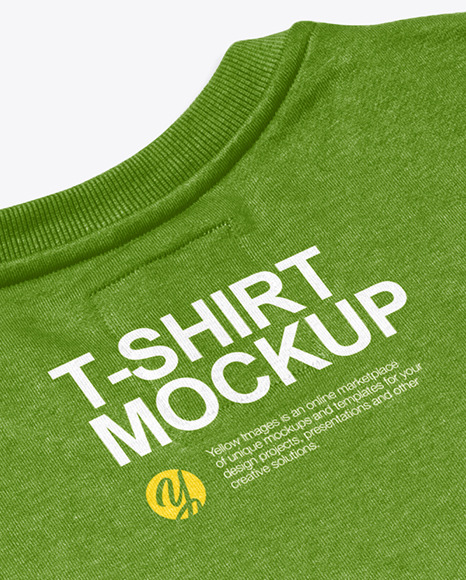 T-Shirt with Round Neck Mockup