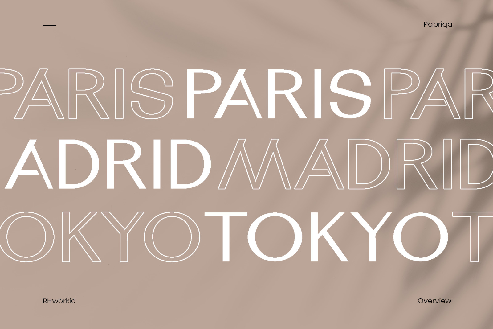 Pabriqa Classic Modern Font Pabriqa Classic Modern Font
