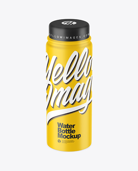Matte Plastic Bottle Mockup