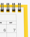 Desk Calendar Mockup