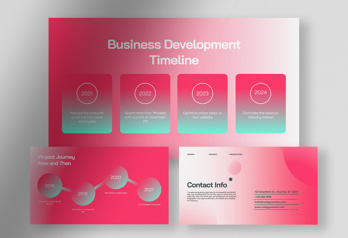 Bubblix - Cotton Candy Modern Gradient Infographic Presentation Bubblix - Cotton Candy Modern Gradient Infographic Presentation